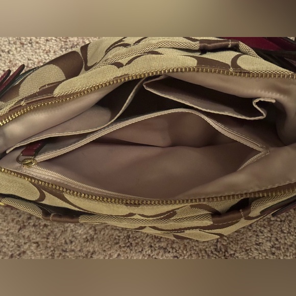 COACH COLETTE EAST/WEST SHOULDER BAG IN SIGNATURE FABRIC F23072 - Picture 7 of 12